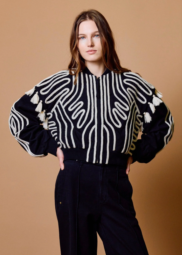 Cleobella Mondrian Jacket - Black