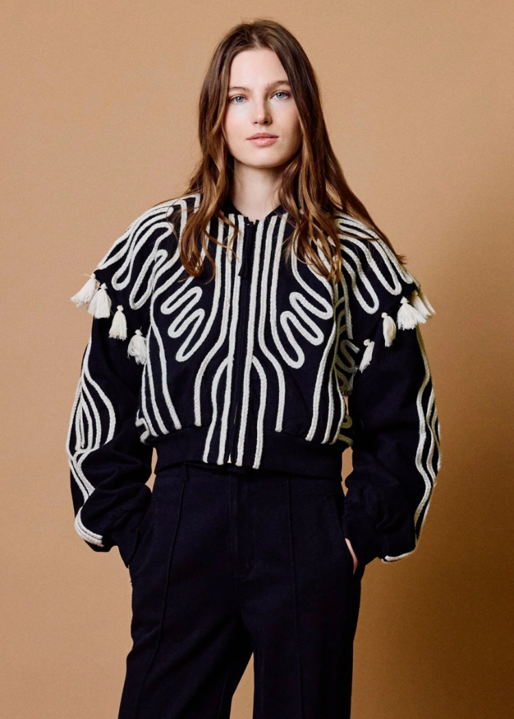 Cleobella Mondrian Jacket - Black