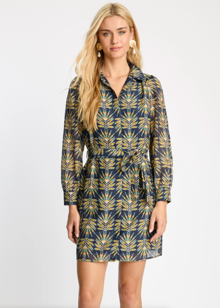 Caballero Lucy Dress - Deco Plume-Hand In Pocket