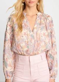 Caballero Dolly Top - Paisley Floral-Hand In Pocket