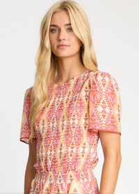 Caballero Delta Top - Heritage Floral-Hand In Pocket