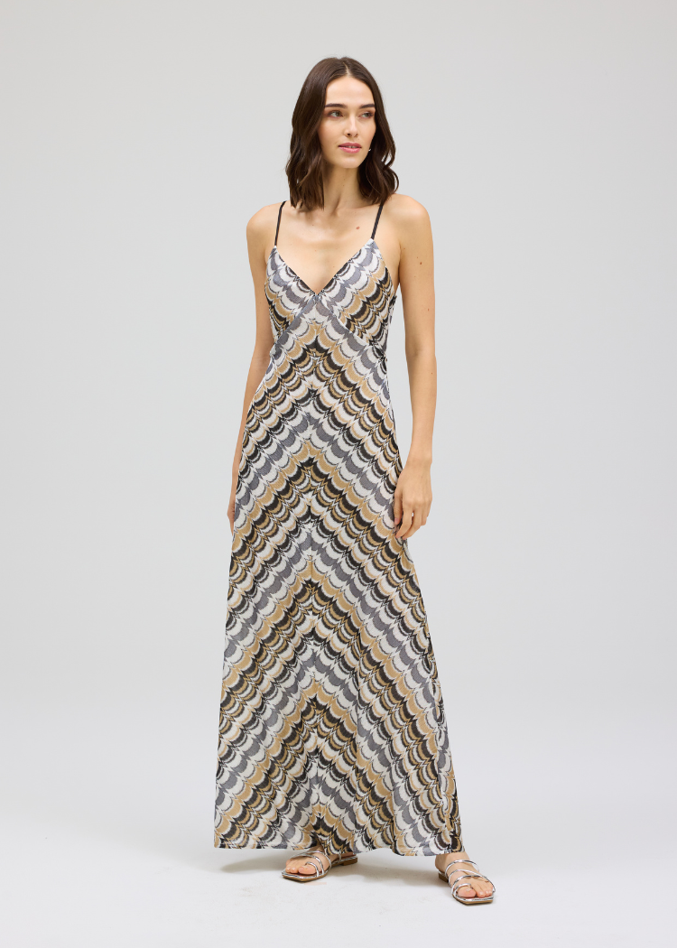 Allison Nellie Dress - Zigzag-Hand In Pocket