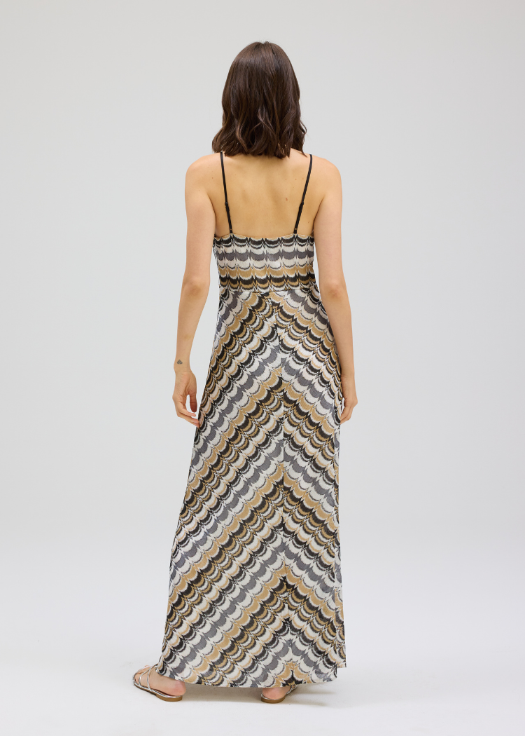 Allison Nellie Dress - Zigzag-Hand In Pocket