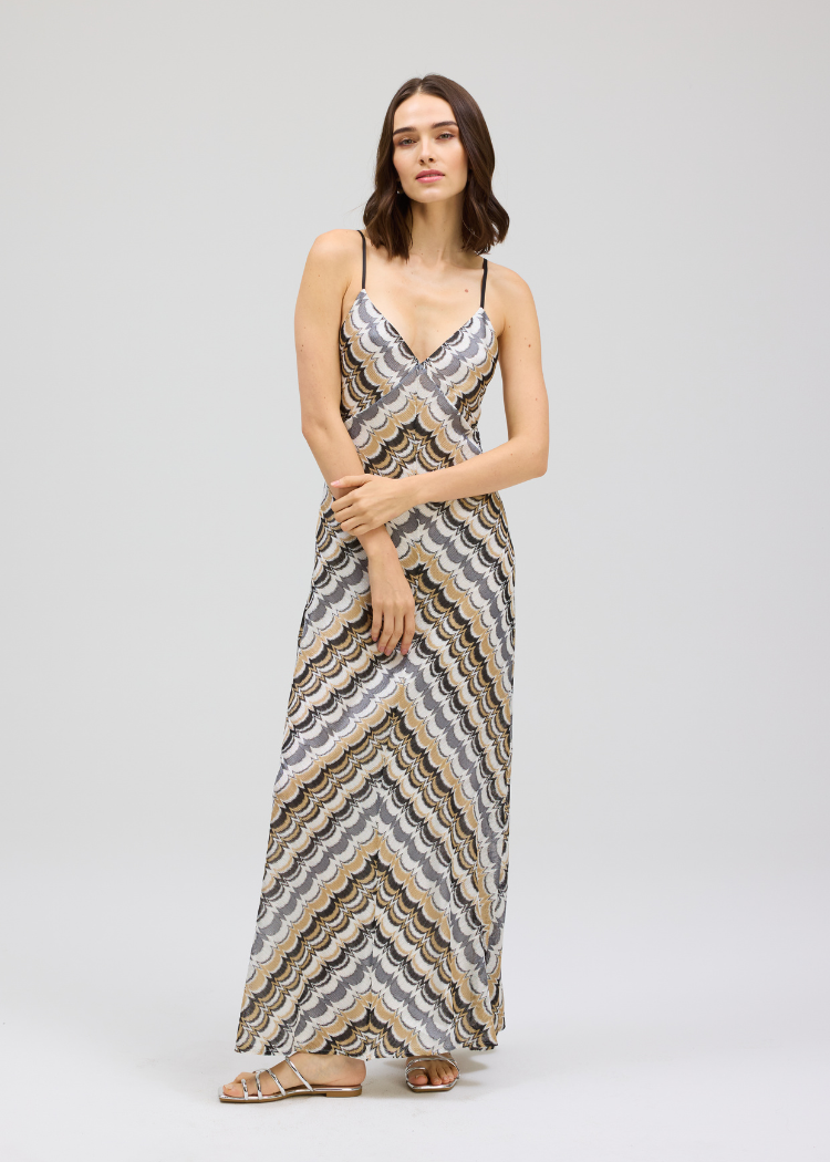 Allison Nellie Dress - Zigzag-Hand In Pocket