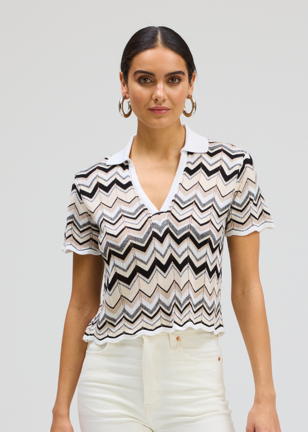 Allison Shay Pullover - Neutral Multi-Hand In Pocket