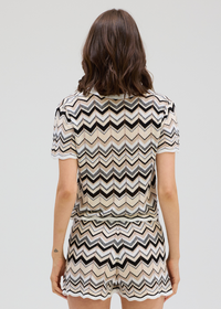 Allison Goldie Shorts - Neutral Multi-Hand In Pocket