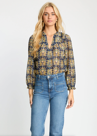 Caballero Sutton Top - Deco Plume-Hand In Pocket