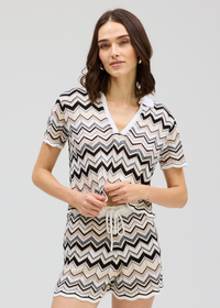 Allison Shay Pullover - Neutral Multi-Hand In Pocket