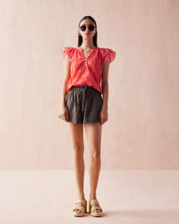 Omika Wilora Blouse- Vani Papaya