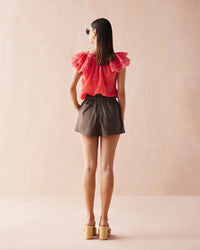 Omika Wilora Blouse- Vani Papaya