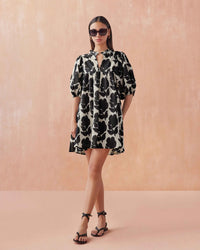 Omika Wren Mini Dress- Emma Mussel