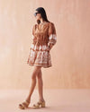 Omika Wren Mini Dress- Marla Cardamom-Hand In Pocket