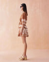 Omika Wren Mini Dress- Marla Cardamom-Hand In Pocket