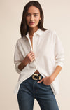 Z Supply Elevated Poplin Shirt-White