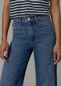 Joe's Jeans The Mia High Rise Wide Leg Ankle - Fortunate-Hand In Pocket