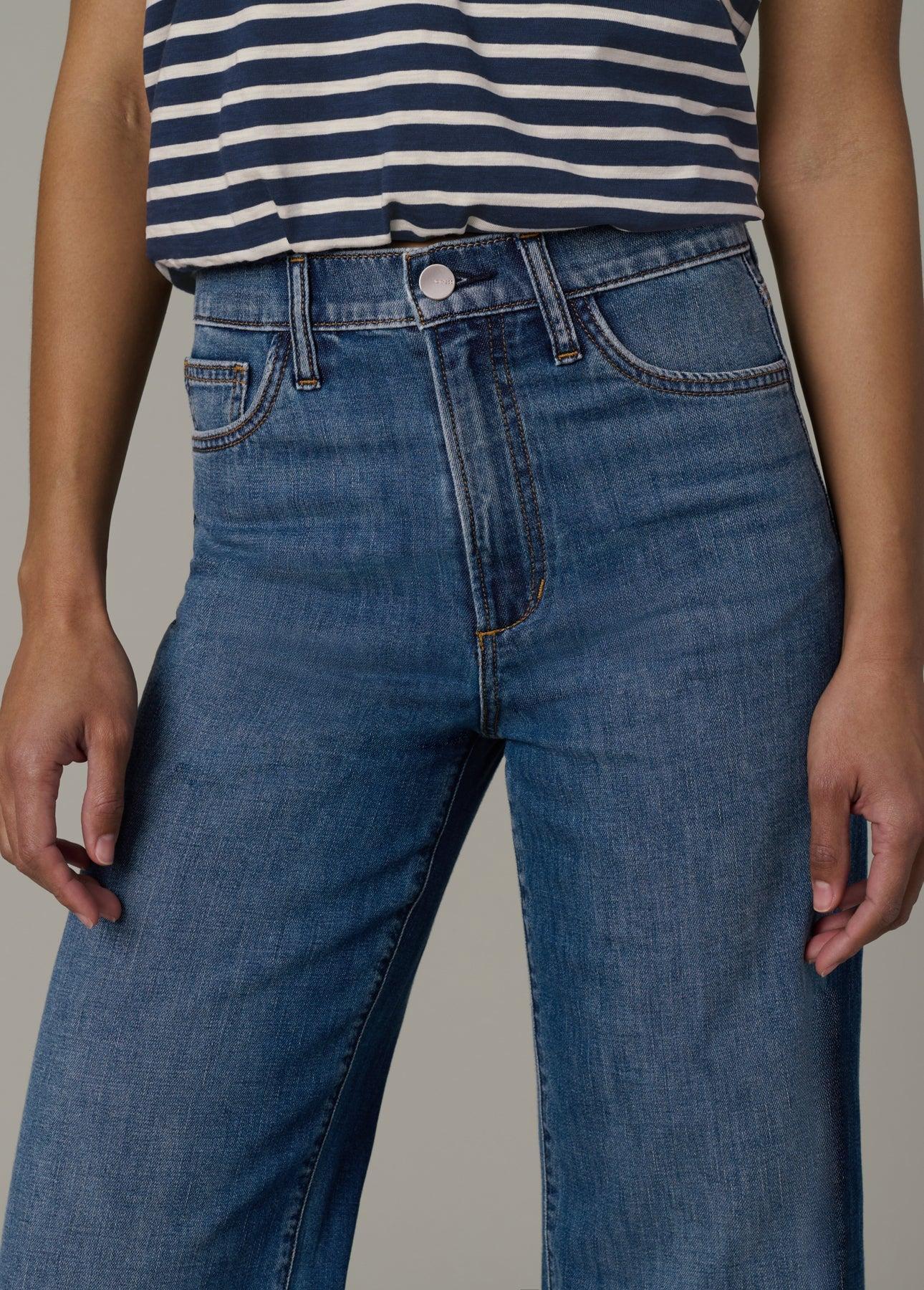 Joe's Jeans The Mia High Rise Wide Leg Ankle - Fortunate-Hand In Pocket