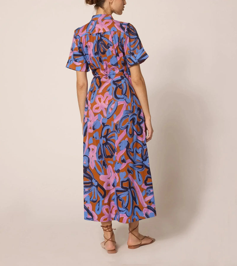 Cleobella Zara Ankle Dress- Fresco Print Hand In Pocket Cleobella Zara Ankle Dress- Fresco Print Hand In Pocket