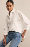 Z Supply Elevated Poplin Shirt-White