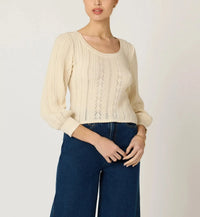 Cleobella Zoe Sweater-Ivory