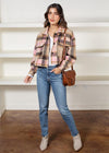 Elan Leo Plaid Jacket ***FINAL SALE***-Hand In Pocket