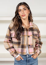 Elan Leo Plaid Jacket ***FINAL SALE***-Hand In Pocket