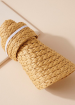 Straw Visor Hat-Hand In Pocket