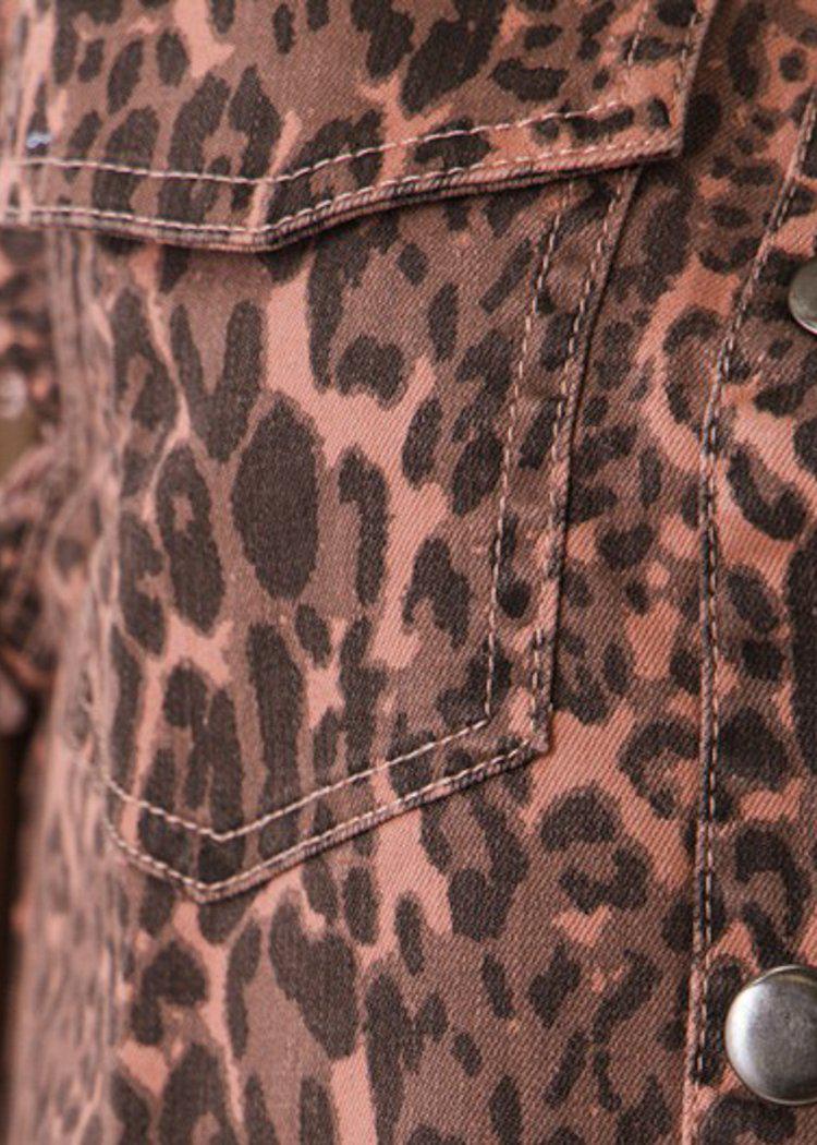 Sabi Distressed Leopard Print Vest-***FINAL SALE***-Hand In Pocket