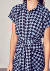 Baldhart Tie Waist Dress - Mineral Blue-***FINAL SALE***-Hand In Pocket