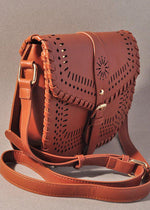 Winnie Saddle Bag - Tan-Hand In Pocket
