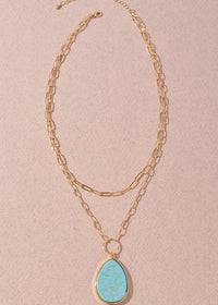 Barbuda Pendant Necklace-Hand In Pocket