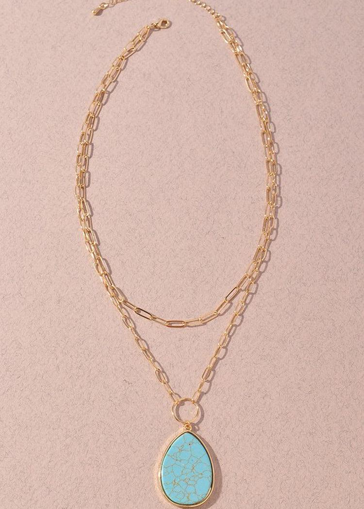 Barbuda Pendant Necklace-Hand In Pocket