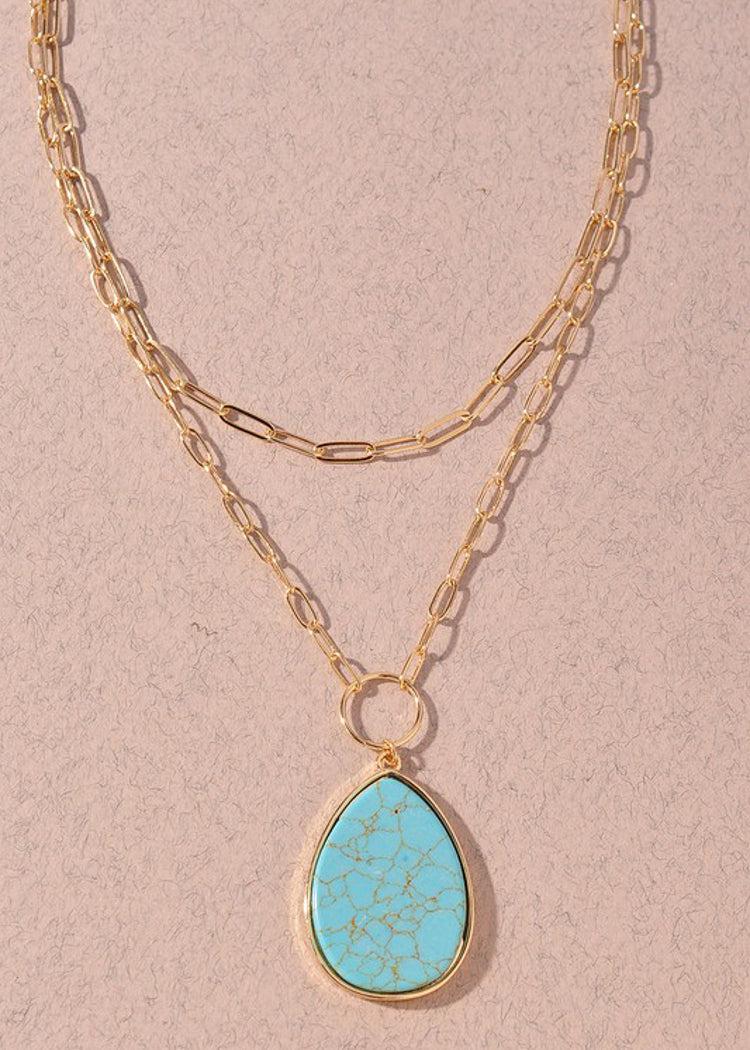 Barbuda Pendant Necklace-Hand In Pocket