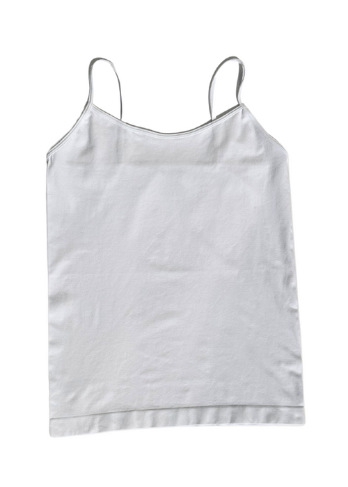 Seamless Cami- White-Hand In Pocket