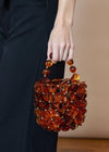 Daisy Acrylic Beaded Mini Bag-Hand In Pocket