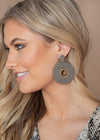 Lailani Grey Beaded and Gold Embroidered Drops-Hand In Pocket