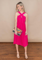 Line + Dot Briana Halter Dress-***FINAL SALE***-Hand In Pocket