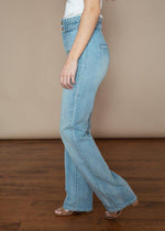 Blank NYC Delancey Double Braided High Waist Flare Leg Jeans-***FINAL SALE****-Hand In Pocket