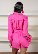 Karlie Flamingo Long Sleeve Romper-***FINAL SALE***-Hand In Pocket