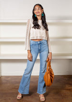 Joes Jeans "The Molly" High Rise Flare-Rocco -***FINAL SALE***-Hand In Pocket