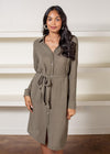 Michael Stars Cleo Button Down Dress-***FINAL SALE***-Hand In Pocket