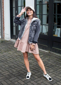 Z Supply Ivy Henley Dress-Portobella ***FINAL SALE***-Hand In Pocket