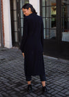 Michael Stars Candice Long Sleeve Duster - Black-***FINAL SALE***-Hand In Pocket