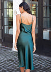Lennox Midi Slip Dress- Green-***FINAL SALE***-Hand In Pocket