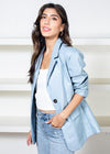 Amy Vegan Leather Blazer***FINAL SALE***-Hand In Pocket