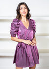 Raia Metallic Shirred Sleeve ***FINAL SALE***-Hand In Pocket