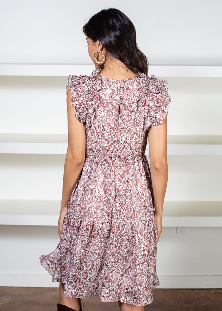 Allure Tiered Dress-Hand In Pocket