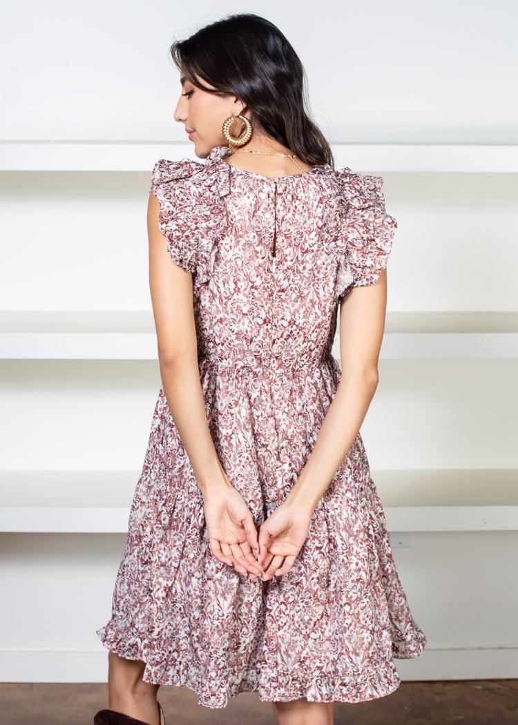 Allure Tiered Dress-Hand In Pocket