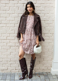 Allure Tiered Dress-Hand In Pocket