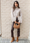 Pistola Lennon High-Rise Cropped Bootcut - Coffee Bean***FINAL SALE***-Hand In Pocket