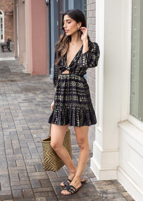 Elan Aria Mini Dress -***FINAL SALE***-Hand In Pocket